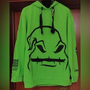 Loungefly Disney Parks Oogie Boogie Bash 2023 Green Pullover Hoodie Halloween L